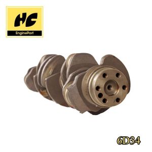 Auto Spare 6D34T Diesel Engine Crankshaft Professional Oem Engine Parts