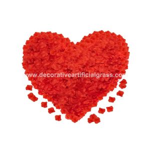 China Red Artificial Flower Petals Silk Satin Rose Petals OEM ODM on sale