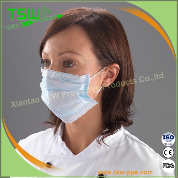 Buy cheap Disposable 3 Ply Surgical Mask with Elastic Earloop from wholesalers