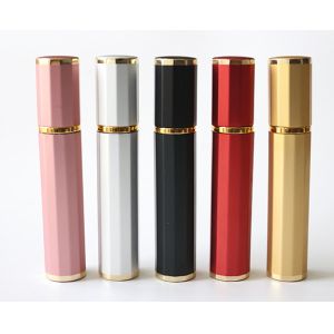 Buy cheap 8 ml travel small empty refillable perfume spray bottles from wholesalers