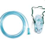 Buy cheap Hyperbaric Oxygen Therapy Mask , Medical PVC Oxygen Delivery Mask With Tubing from wholesalers