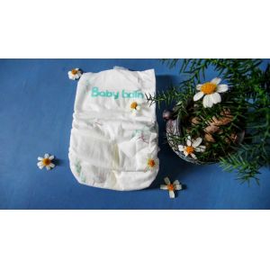 Custom Clothlike Backsheet Disposable Baby Diaper Printed with 3D Channel