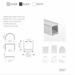 Buy cheap Cuatom 1m 2m 3m Recessed Aluminum LED Profile waterproof heatsink from wholesalers