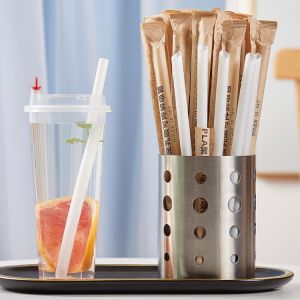 Buy cheap Cornstarch Biodegradable PLA Straws Individually Packaged from wholesalers