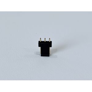 Buy cheap 2.54mm Pitch 1×3 Single-Row Pin Header, Gold-Plated PCB Electronic Electrical Terminal Connector for Signal & Power Transmission from wholesalers