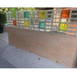 Buy cheap Building Transparent Mosaic Tile Decoration Partition Wall Solid Glass Brick Curtain Wall from wholesalers