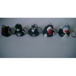 Buy cheap Vampire Halloween Rubber Mini Duck Keychain Bloodsucker Design Promotional Gift from wholesalers