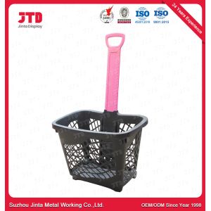 Buy cheap 45L HDPP Plastic Trolley Basket 35kgs Loading Unfolding from wholesalers