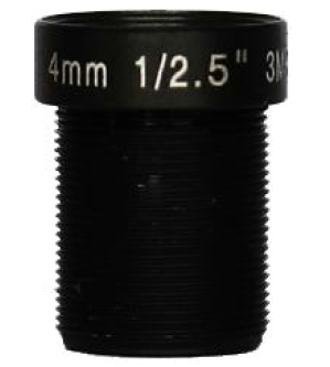 Quality 1/2.5" 4mm 3Megapixel F1.8 M12x0.5 mount wide angle IR Board lens for sale