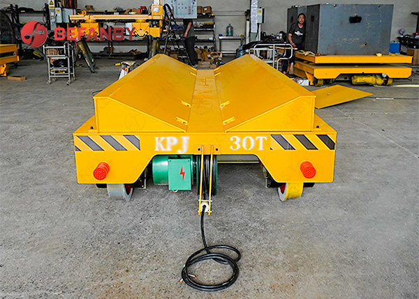 Customized Battery Operated Railway Transfer Cart With V Frame