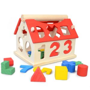 Buy cheap OEM Wooden Digital Number Blocks House For Developing Intelligence from wholesalers