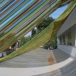 Buy cheap Elegant Silver Rectangular Aluminum Chain Screen Curtain Easy Maintenance from wholesalers