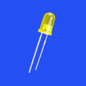 Buy cheap 5mm 2.0Hz 1/8 Duty Cycle Tinted Diffused Yellow 590nm 150mcd 60deg Round Head With Flange Blinking LED from wholesalers
