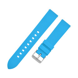 ROHS Quick Release 20mm Silicone Rubber Smart Watch Strap