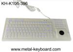 Buy cheap FN Numeric 104 Keys Silicone Rubber Keyboard Resin Trackball Panel Mount Keyboard from wholesalers