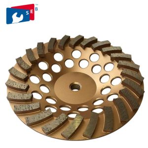 Buy cheap Terrazzo Grinder Machine Diamond Turbo Cup Wheel With Stable Screw Fix from wholesalers