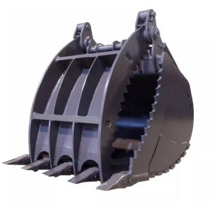 Buy cheap Wood Grabbing Excavator Thumb Bucket 2000mm Opening Width Q355B from wholesalers