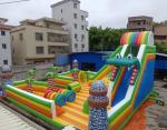 Buy cheap Commercial Inflatable Bouncy Castle Palm Trees Theme Playground Equipment For Amusement Park from wholesalers