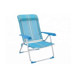 Buy cheap Aluminum Textilene Folding Sand Chairs For Beach Reclining Garden Furniture from wholesalers