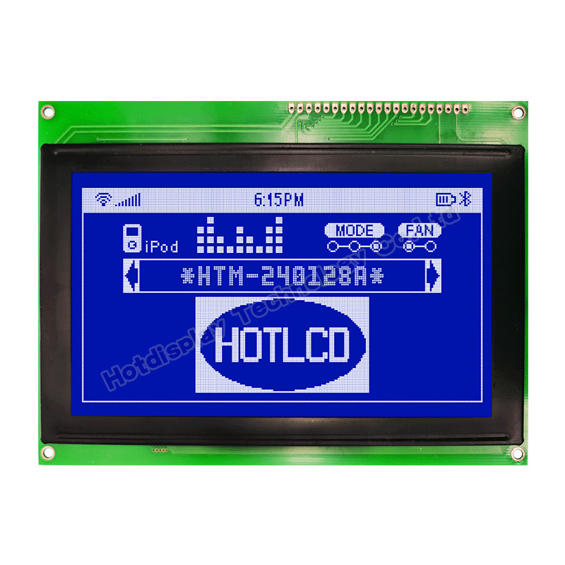 Buy cheap Industrial 240x128 Graphic LCD , T6963C STN LCD Display MCU / 8bit from wholesalers