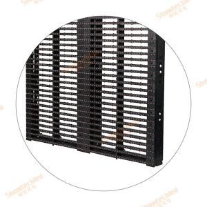 18kg P15.6 Waterproof LED Media Facade High Brightness Outdoor Display 8000cd