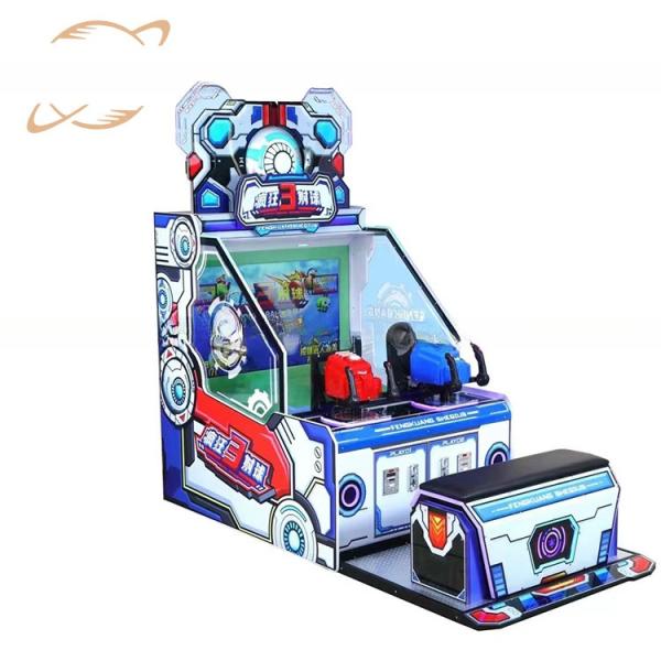 Buy cheap Coin Pusher Double Players Ticket Redemption Machine Zombie Arcade Machine from wholesalers