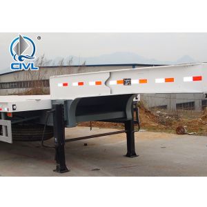Buy cheap new Low Bed Semi Trailer 2 Axle 3 Axle 4 Axle Gooseneck Hydraulic Detachabke flatbed Simetrailer from wholesalers