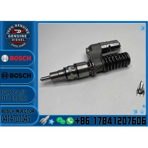 Buy cheap Diesel Unit Fuel Injector 0414701067 0414701045 1805343 For Scania R340 P340 10.6 d from wholesalers