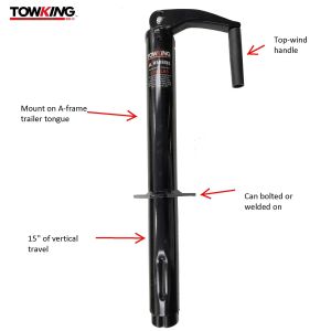 Buy cheap Durable ISO9001 Certification 2000lbs RV Trailer Jack Top Wind from wholesalers