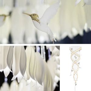 Buy cheap New Design High Ceiling Decor Luxury Chandeliers Modeling Villa Staircase Ceramic Flower Pendant Light from wholesalers