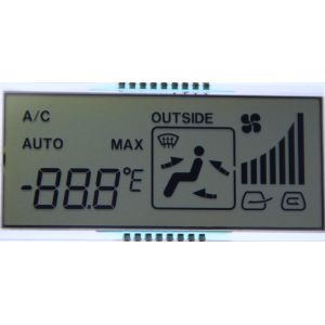 Automotive Air Conditioning Controller HTN LCM Lcd Seven Segment Display