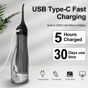 Buy cheap Professional Dental Cleaning Rechargeable Oral Care Irrigator with 5 Customizable Nozzle Tips and Waterproof Design from wholesalers