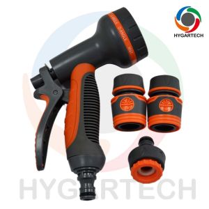 Buy cheap Garden 8 Function Spray Nozzle with Click Quick Connect Coupling and Hose  Connector ,Gardening and Horticulture from wholesalers
