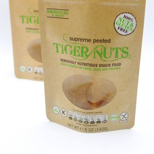 Buy cheap ODM Biodegradable Stand Up Pouches Zipper Top Kraft Window Bags from wholesalers