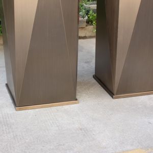 Buy cheap Unique style octagonal large metal flower pots for flowers from wholesalers