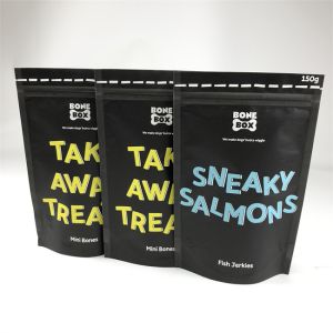 Buy cheap CMYK Printed Plastic Pouches Packaging Kraft Paper Dog Food Bag from wholesalers