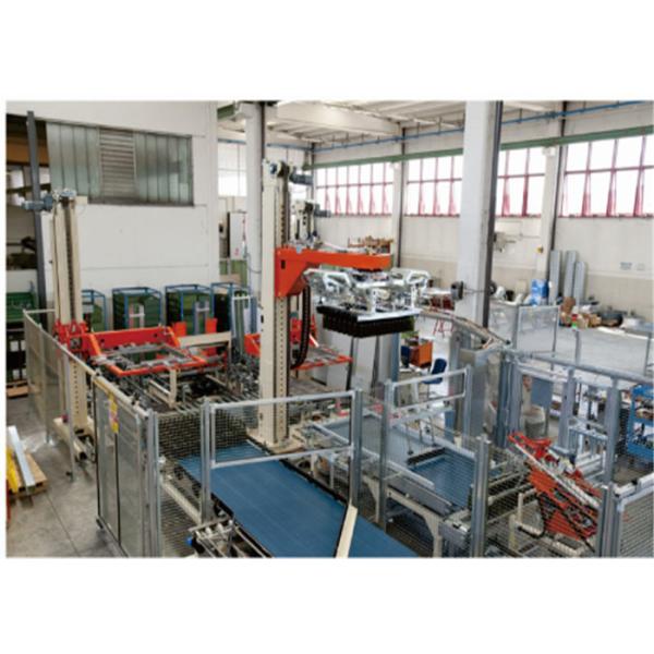 Buy cheap Blue Food Sterilization Equipment Glass Bottles Palletizer 12000 Bottles / Hour from wholesalers