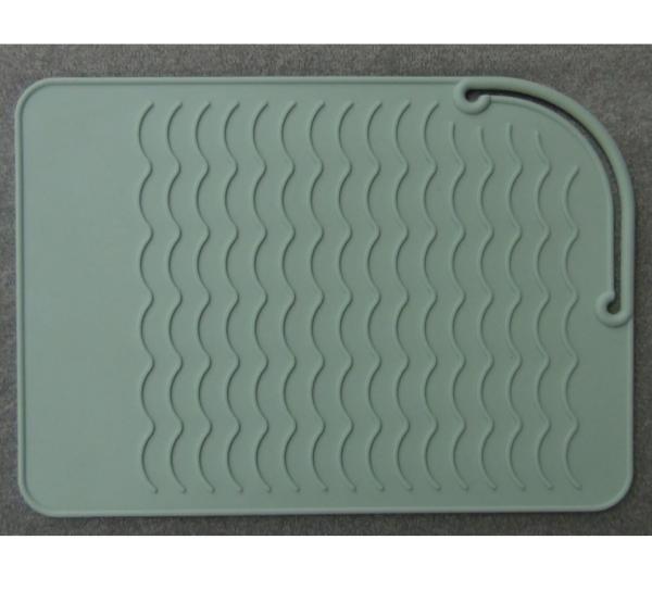 Quality Kitchen Silicone Insulation Mat Anti Slip And Anti Scald Countertop Pot Pad Big Thick Drainage  Pad for sale