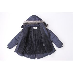 Buy cheap Multicolour Olive Navy Boys Longline Puffer Coat 100% Polyester Fiver from wholesalers