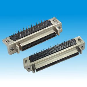 Buy cheap PA6T Insulator Zinc Alloy SCSI HPDB  Right Angle Connector from wholesalers