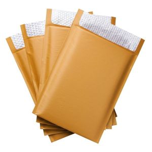Buy cheap Lightweight Brown Bubble Mailers Using Poly Bubble Inside Material Offering Superior Protection for Mailing and Shipping from wholesalers