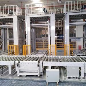 Aluminum Intelligent Control System Pallet Reciprocating Elevator Is Used In