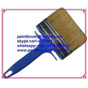 Buy cheap Paint brush Natural pure bristle Chinese bristle synthetic mix wood handle factory made 1 inch PB-008 from wholesalers