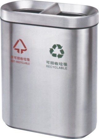 Quality Matt Stainless Steel Garbage Bin 580*280*H720mm Easy Maintain for sale