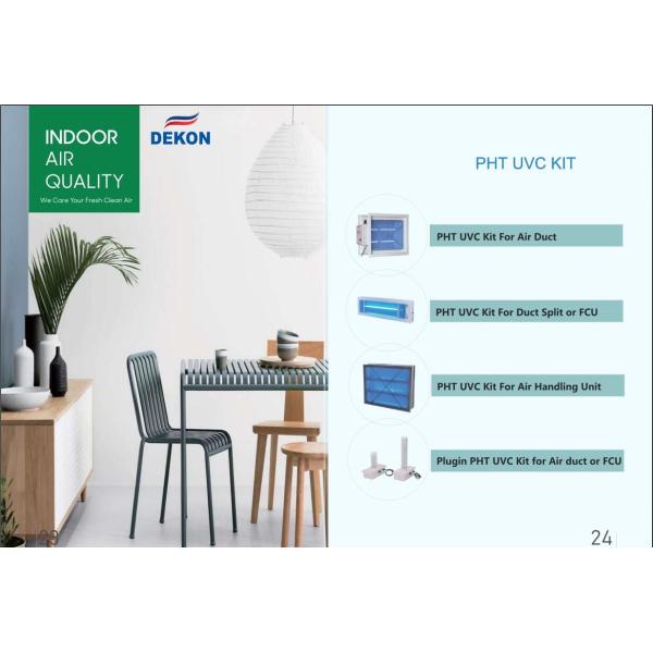 Buy cheap Plug in PHT UV Lamp air sterlizer for fan coil units, Rooftop units ducts or AHU System ducts to fight with covid-19 from wholesalers