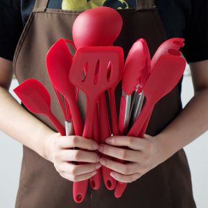 Buy cheap Lightweight Fadeless 10 Piece Silicone Kitchen Utensil Set from wholesalers