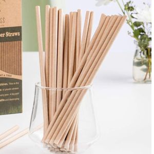 Buy cheap Tableware Kraft Paper Bio Compostable Cocktail Straws product