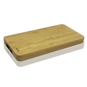 Buy cheap 8000mAh Carved Wood Power Bank Quick Charging Speed Convenient Use product