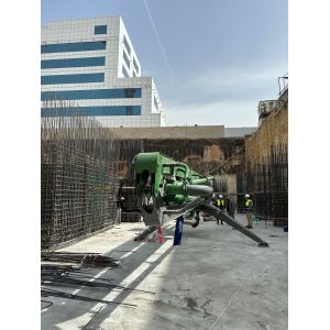 Buy cheap 28Mpa Hydraulic System Concrete Placing Boom with 360° Slewing Angle and 4.2m Stationary Height Spider HG21 from wholesalers