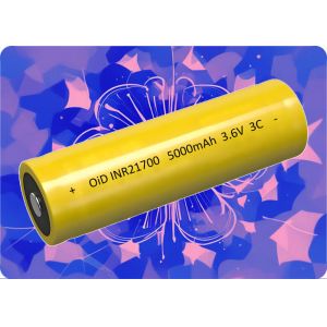 Buy cheap 21700 5000mAh 15A Lithium Ion Battery with 800 Cycles from wholesalers